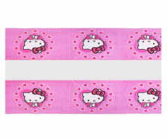 Скатерть одноразовая, Котенок розовый, 108*180 см, 1 шт.