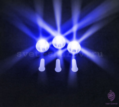 Круглый светодиодный модуль синий (50шт.)